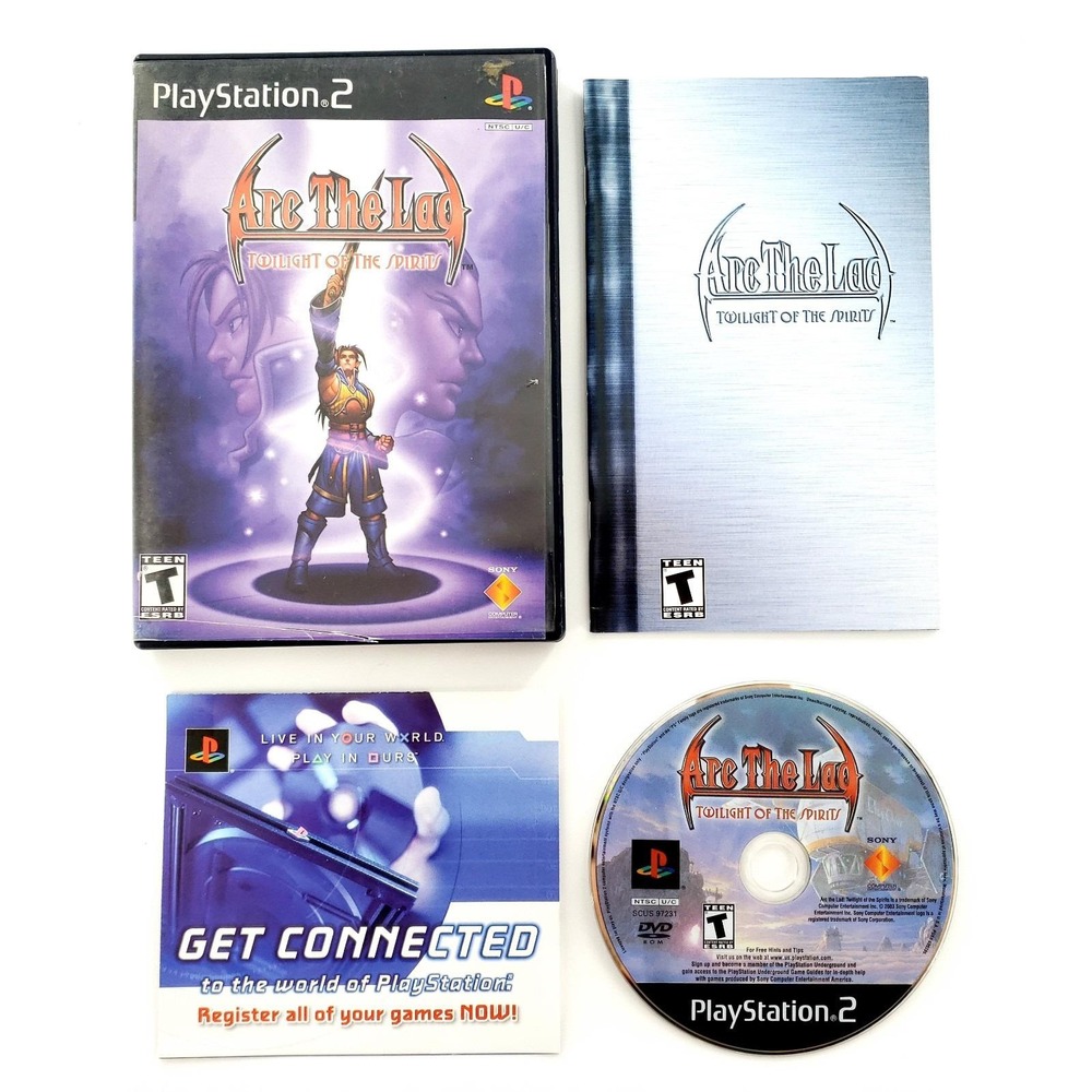 Arc the Lad: Twilight of the Spirits (Sony PlayStation 2, 2003) Complete Tested